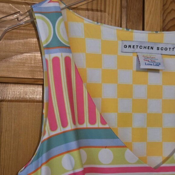 Gretchen Scott Dress Size XXS Sleeveless Hot Pink Date Night Wrinkle Resistant - Picture 5 of 15